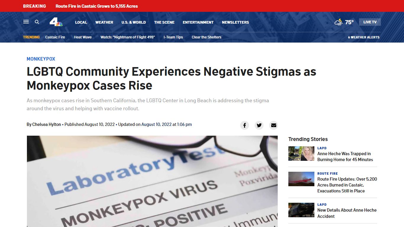 LA County’s LGBTQ Community Faces Stigma as Monkeypox Cases Rise – NBC ...